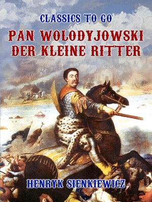 cover image of Pan Wolodyjowski, der kleine Ritter